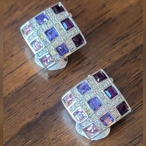 Nolan Miller Purple Tone Earrings